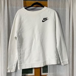 White Crew Neck Nike sweatshirt, worn once.